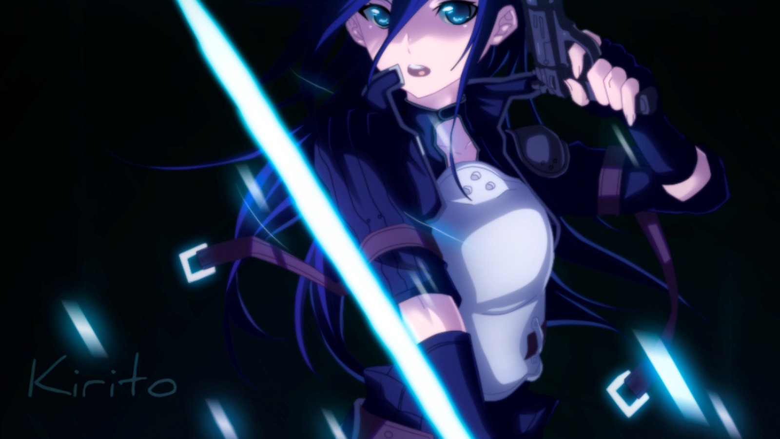 Gun Sword Art Online Gale Anime Laser Pistol HD Wallpaper