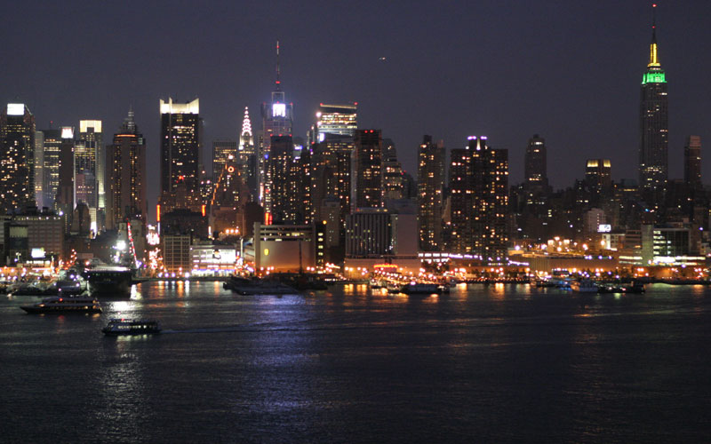 New York Skyline Wired