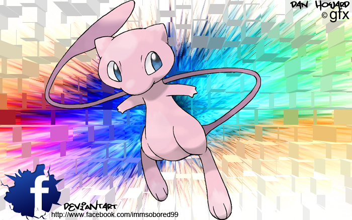 Shiny Mew Pokemon Wallpaper By Onisiongfx