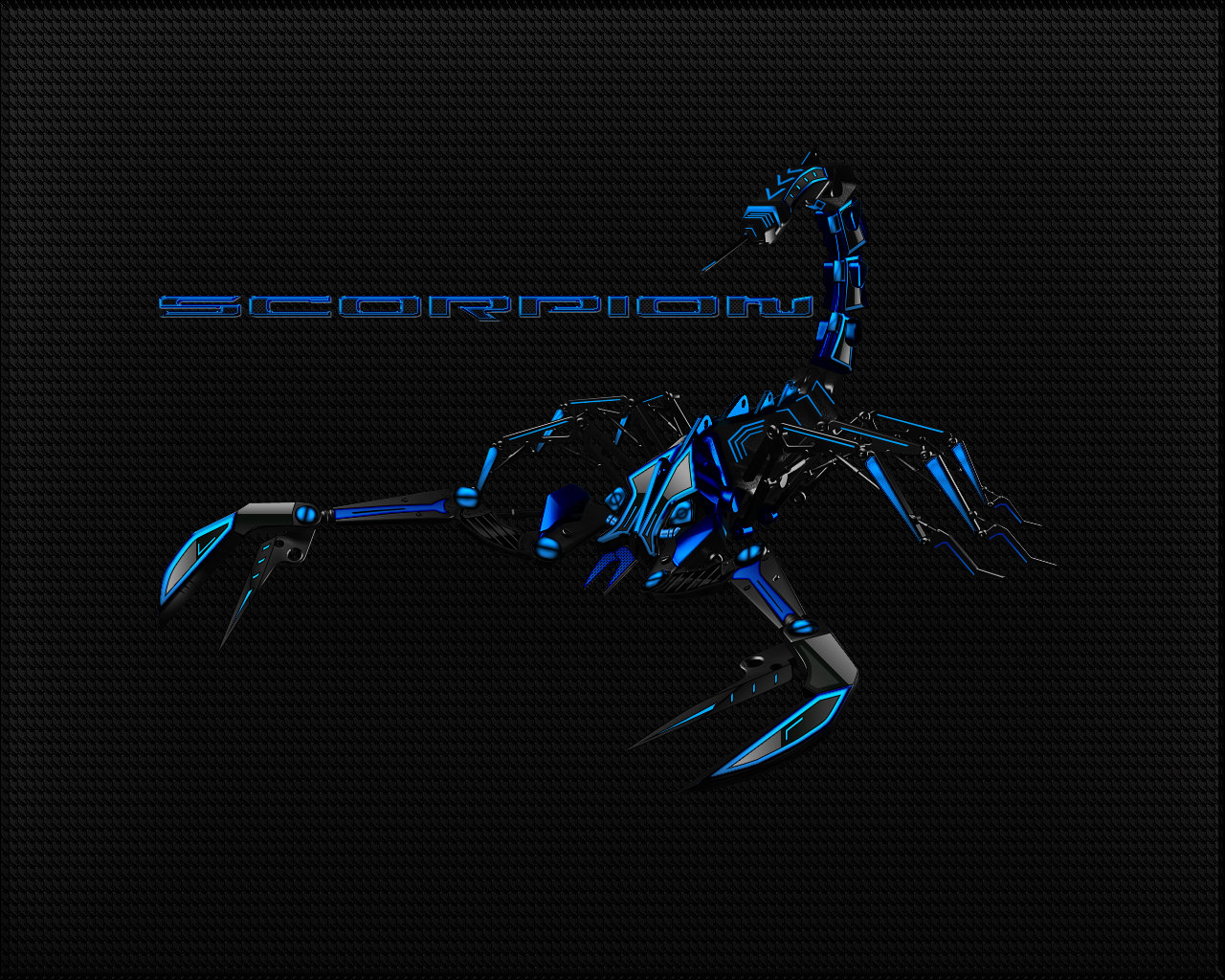 Black Blue Scorpion Wallpaper By Micro31337