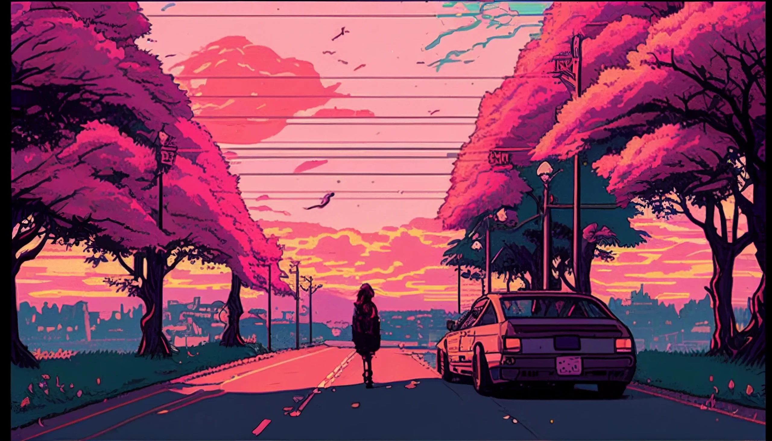 Step Into Nostalgia With Stunning 90s Anime Aesthetic Desktop Wallpaper