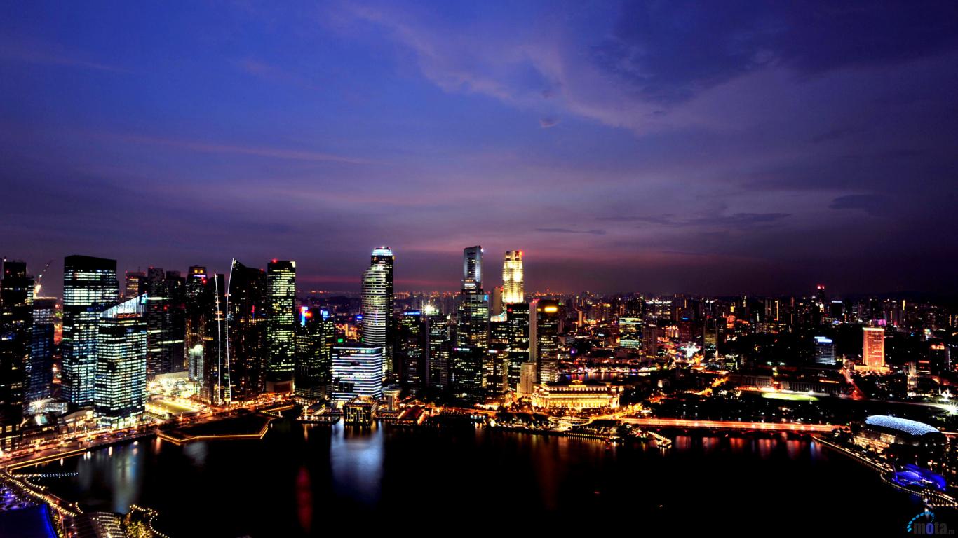 Wallpaper Panorama Of Singapore