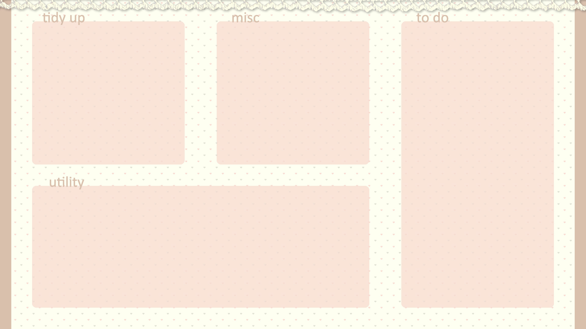 Desktop Organizer Wallpaper