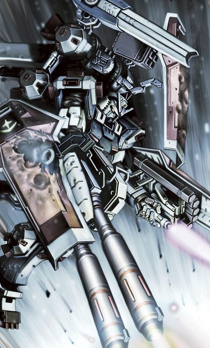 Gundam Thunderbolt Series Tall And Wide Wallpaper Poster