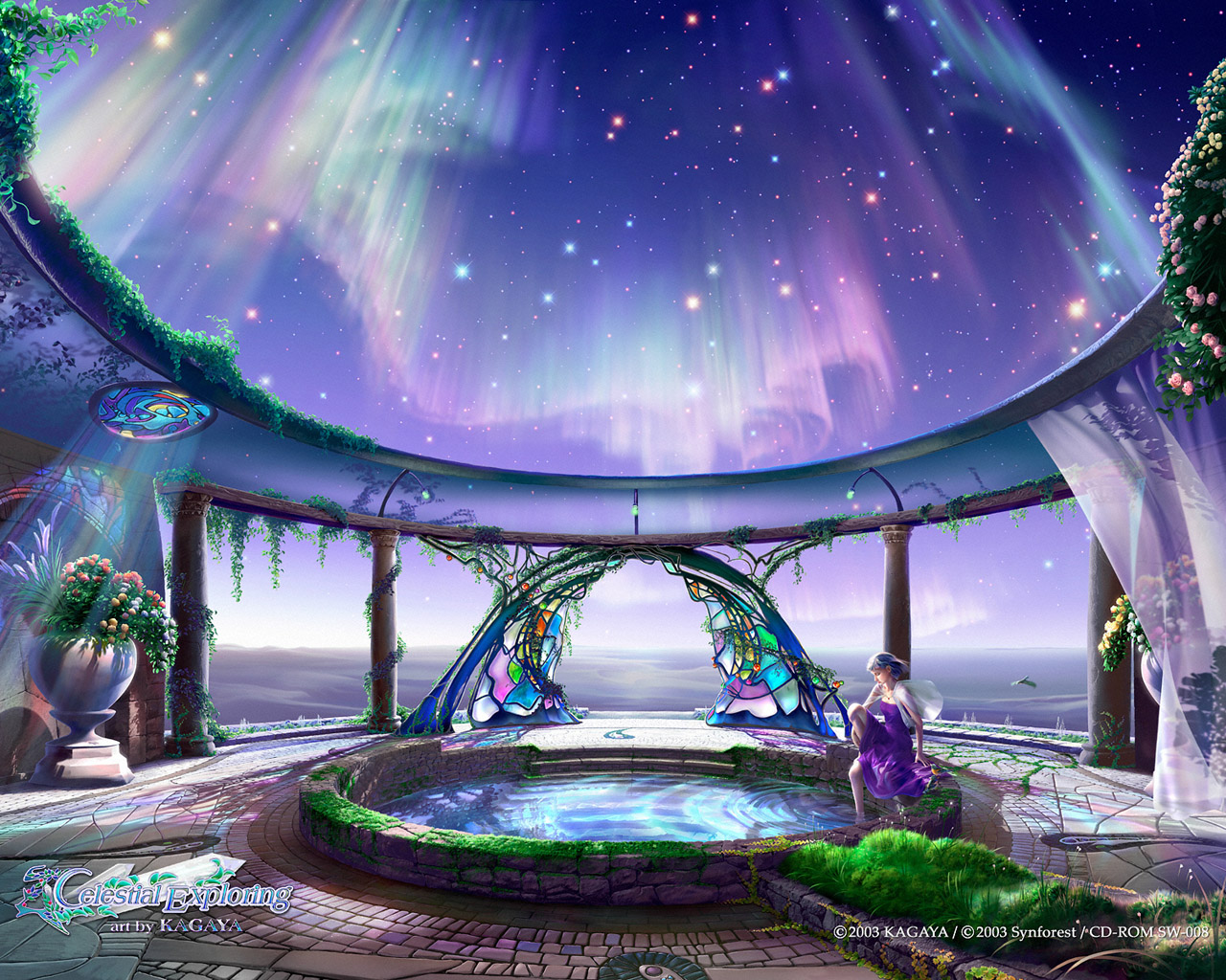 Fantasy Celestial Scene Wallpaper HD
