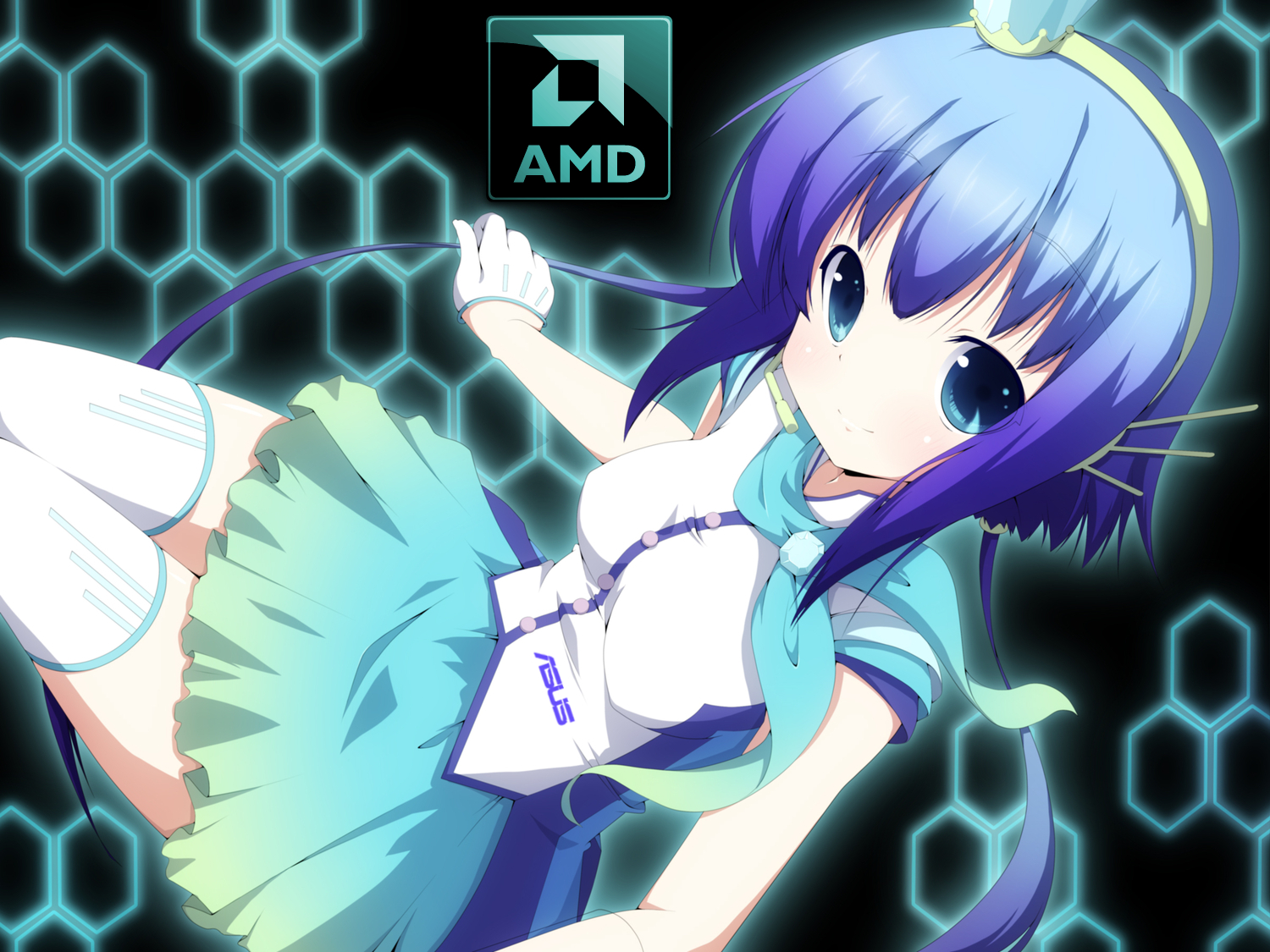 Amd asus gamer anime Wallpaper by ipodpunker 1500x1125