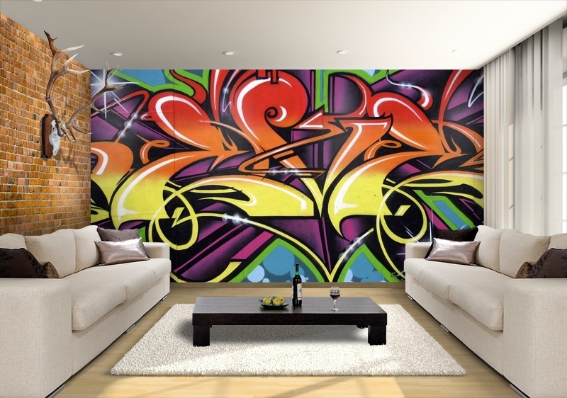 Graffiti Wallpaper For Walls Custom