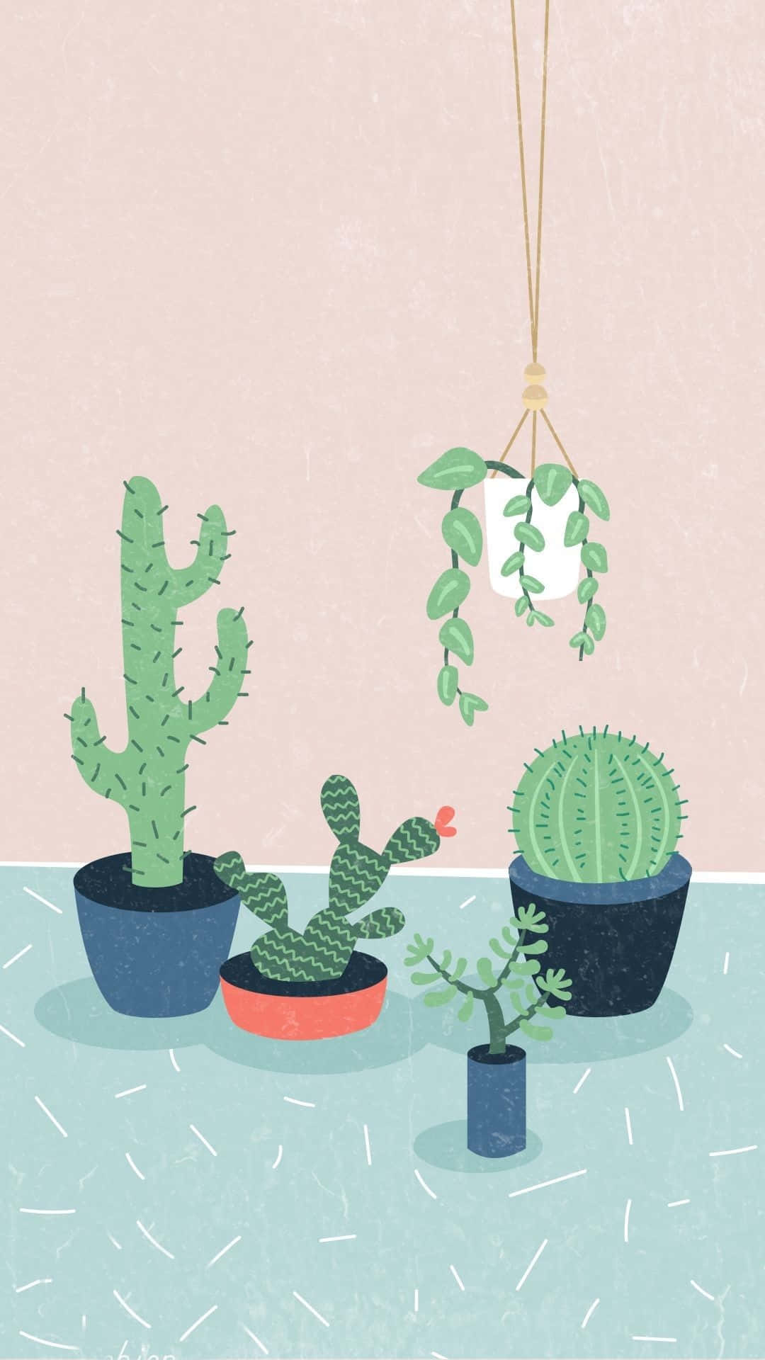 Cactus iPhone Wallpaper