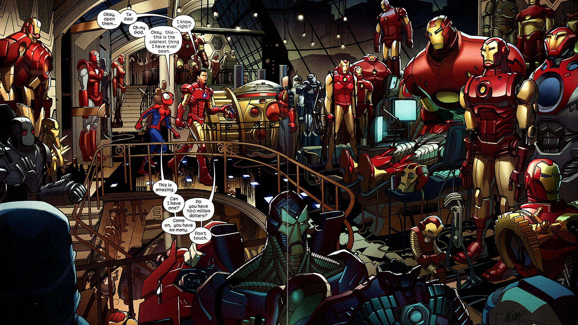 Wallpaper Iron Man Ics Tony Stark Marvel