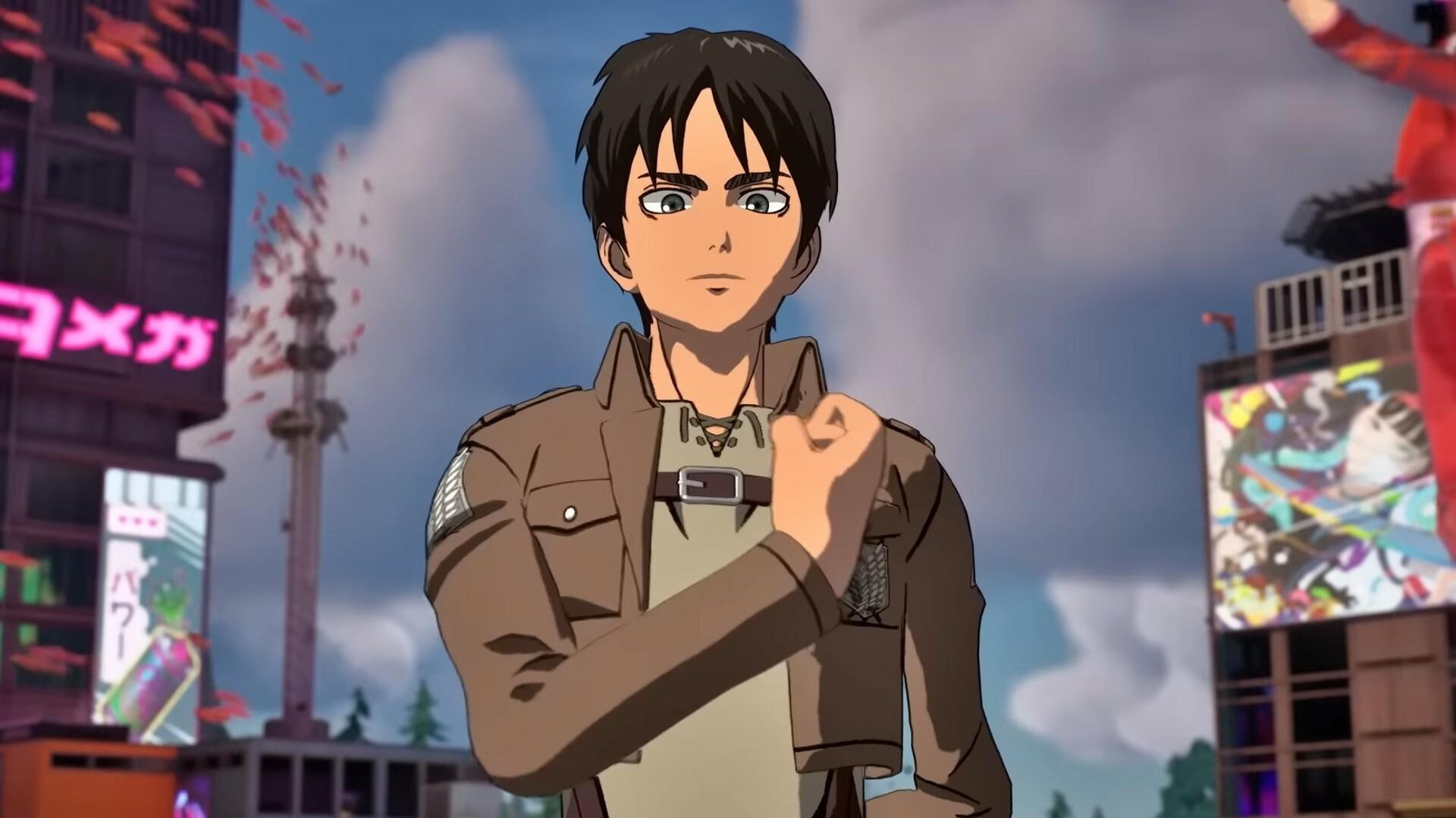 Fortnite Eren Yeager Attack On Titan Skin All Cosmetics Earlygame