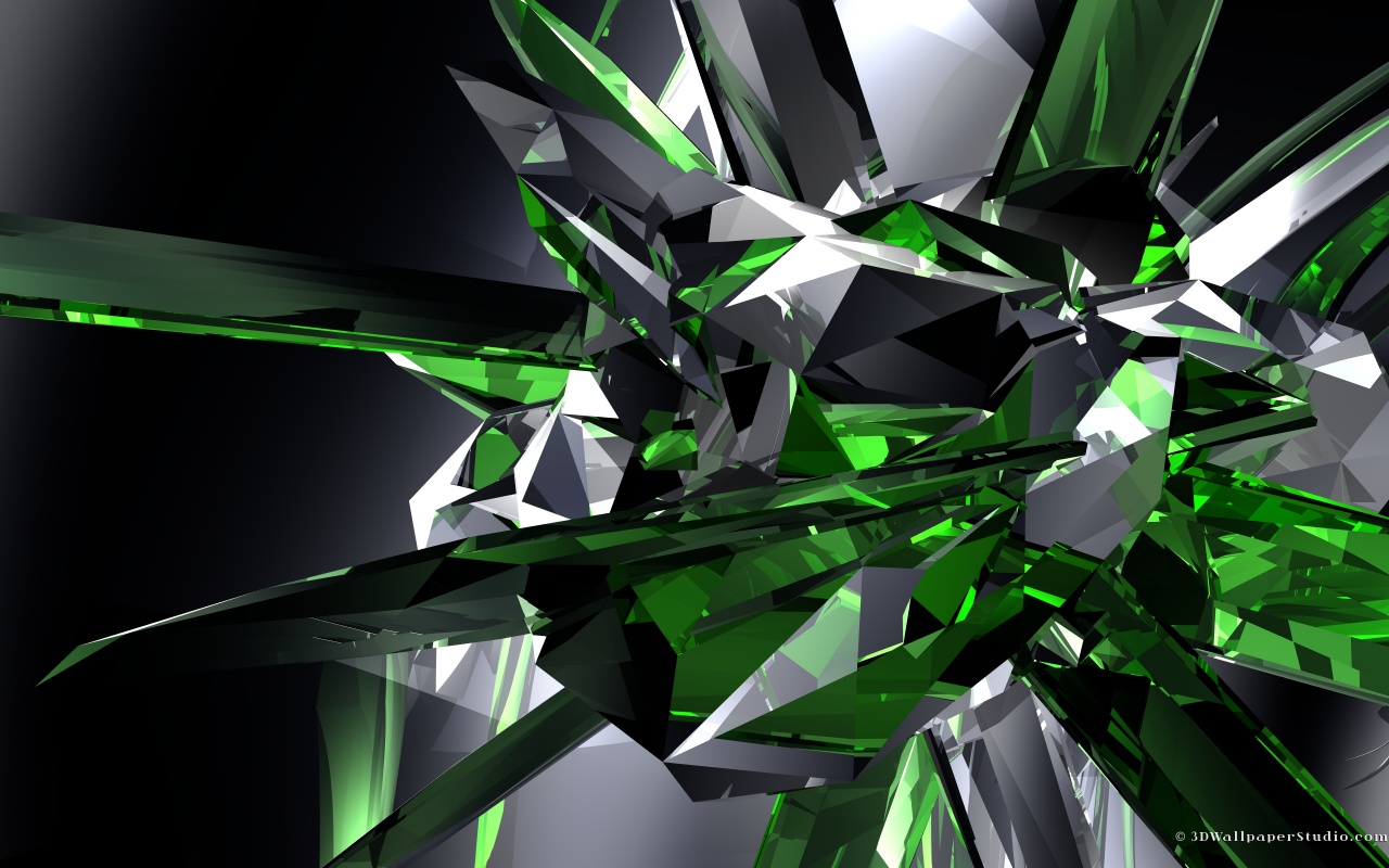 Emerald Crystals Wallpaper In Screen Resolution
