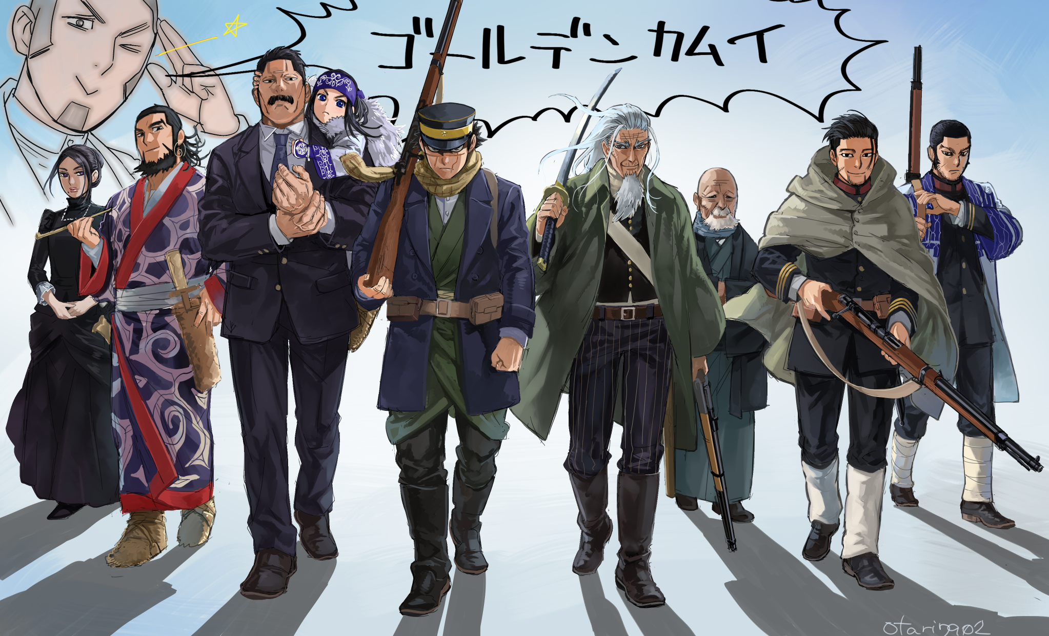 Free Download Golden Kamuy Hd Wallpaper Background Image 46x1240 Id 46x1240 For Your Desktop Mobile Tablet Explore 24 Golden Kamuy Wallpapers Golden Kamuy Wallpapers Golden Wallpapers Golden Wallpaper