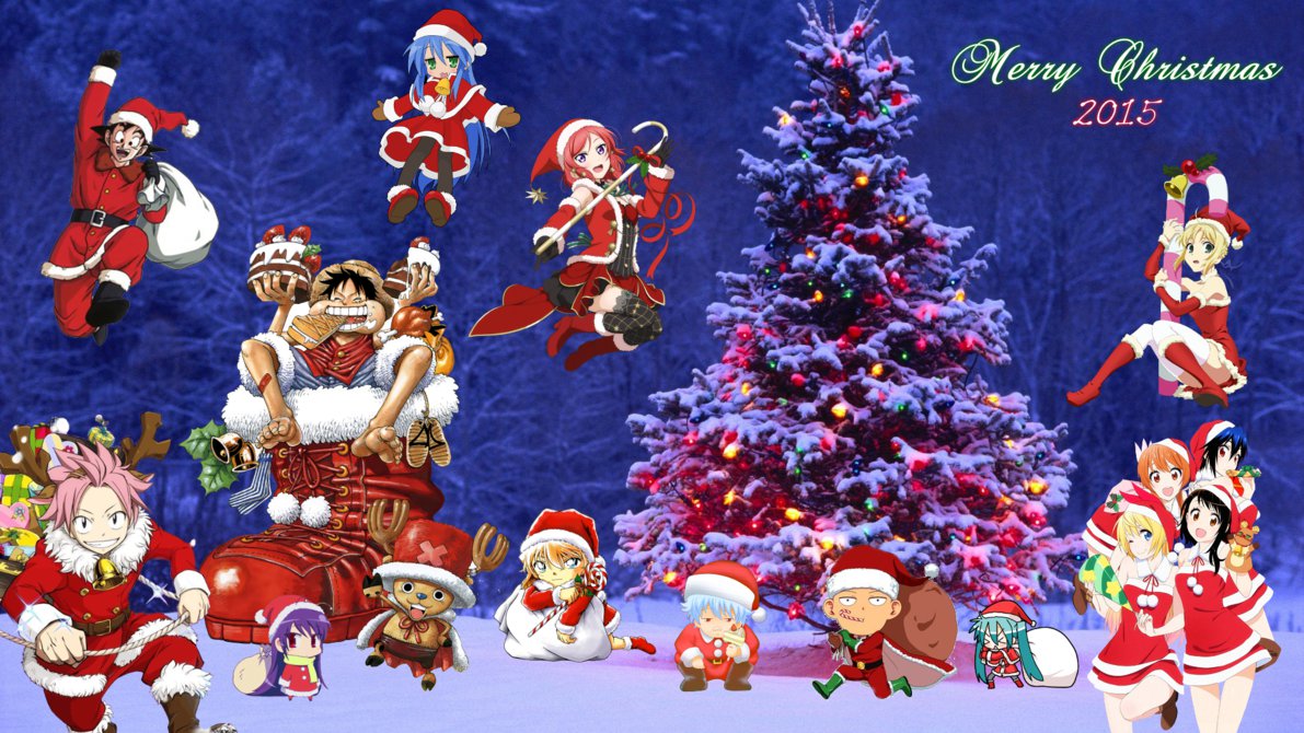Anime Christmas Wallpaper By Nekotheotaku