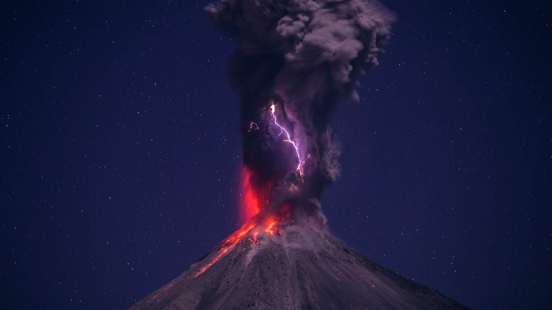 Hd Wallpaper Of Nature Landscape Volcano Lava