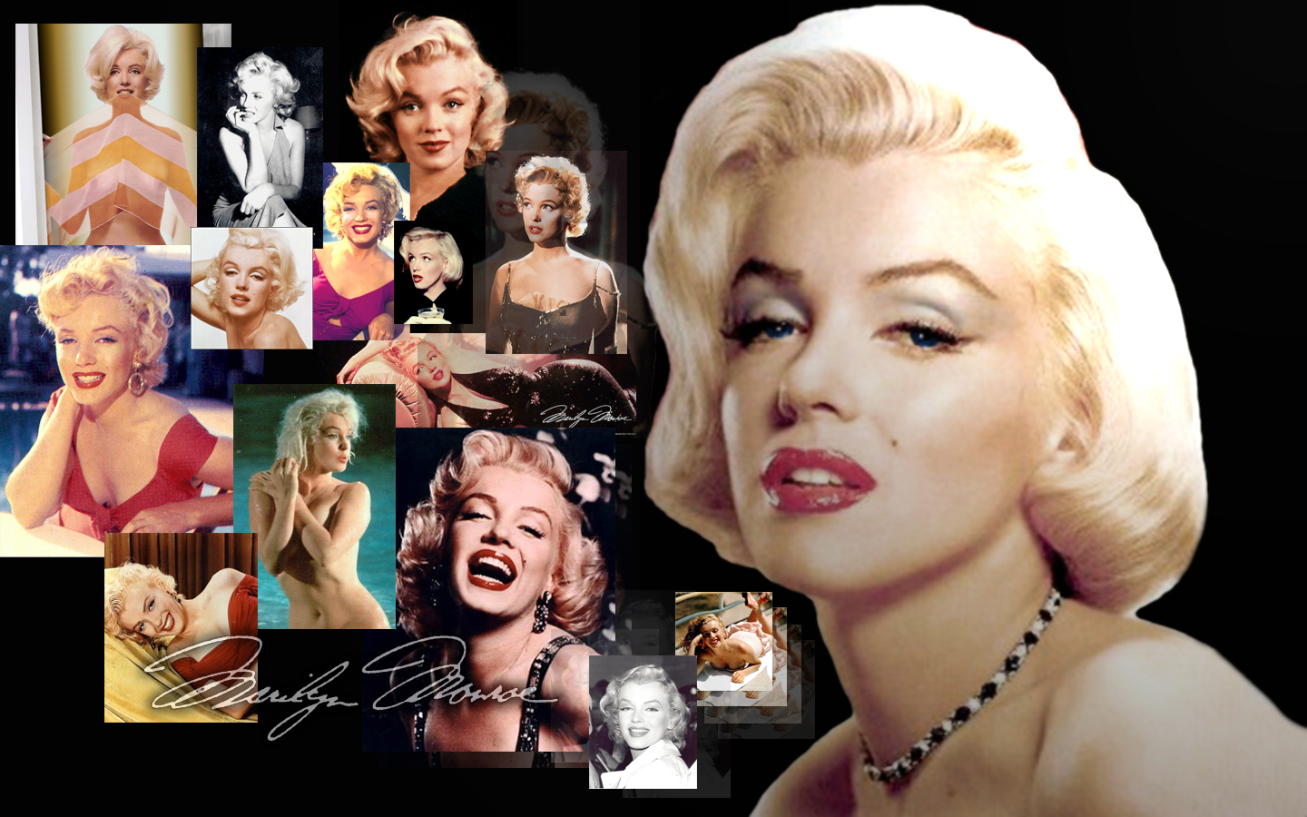 Wallpaper S Marilyn Monroe Collage