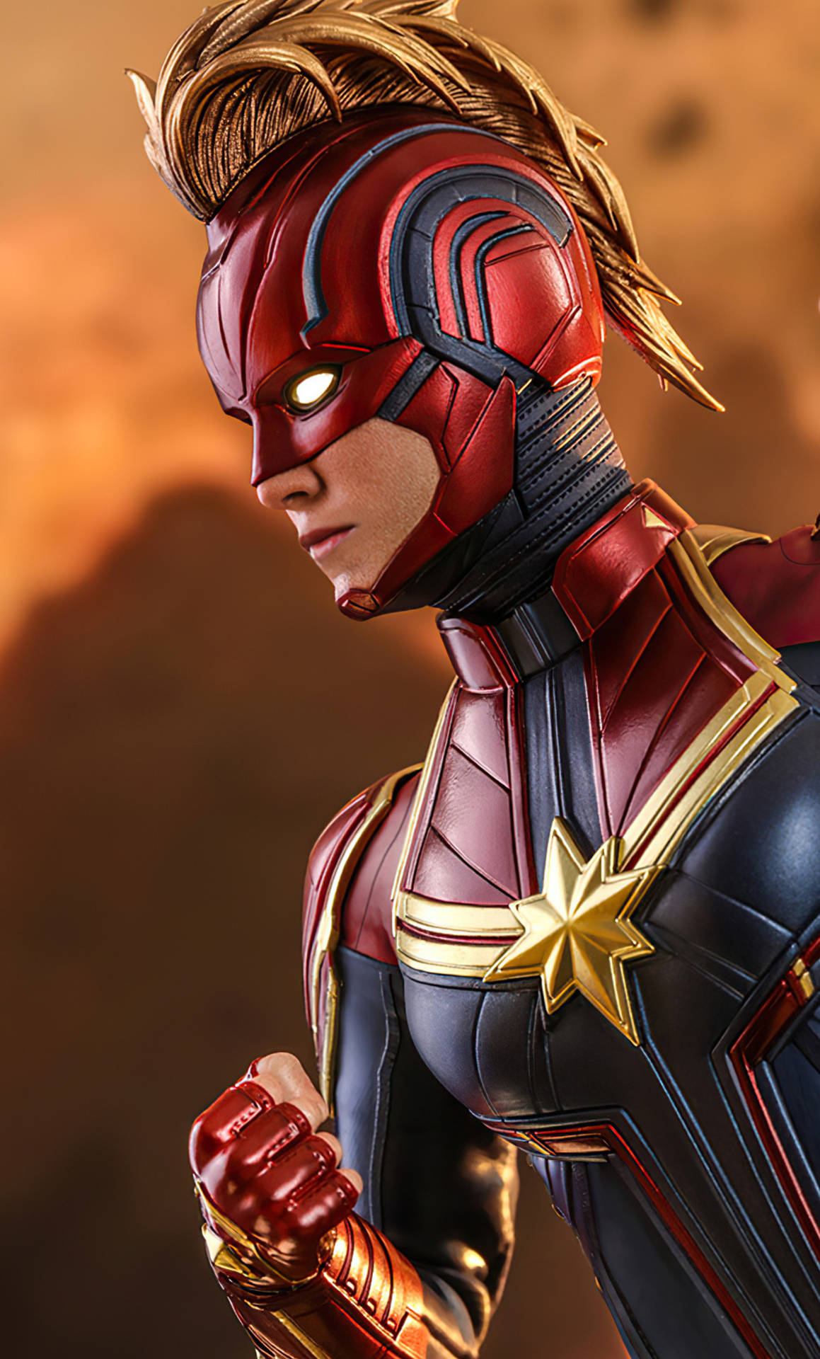 Captain Marvel iPhone Wallpaper