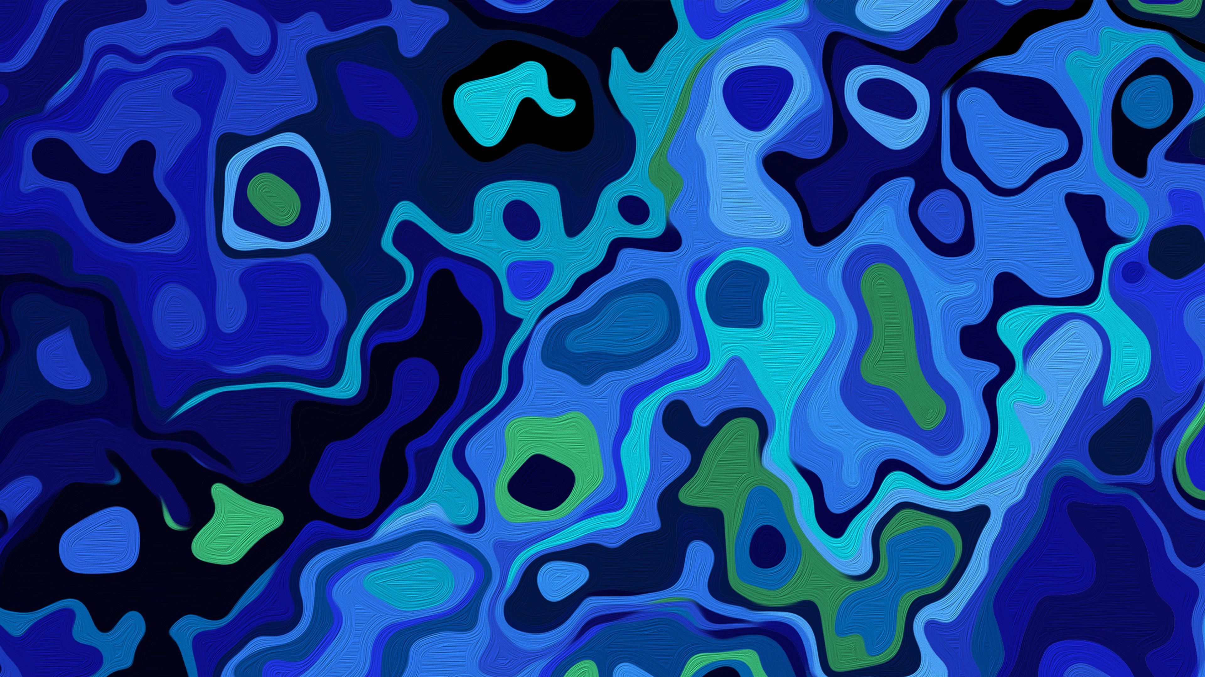 Abstract Blue World 4k Wallpaper HD