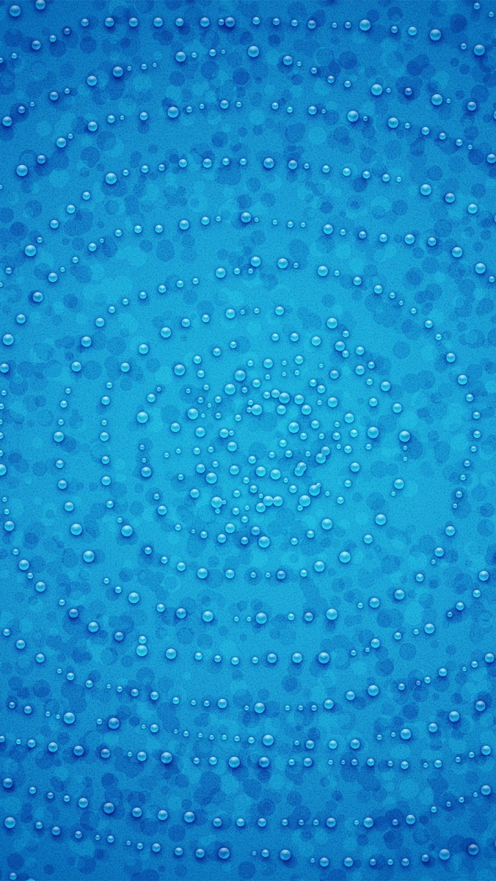 Drops Bubbles Blue Wallpaper Background Samsung Galaxy s3