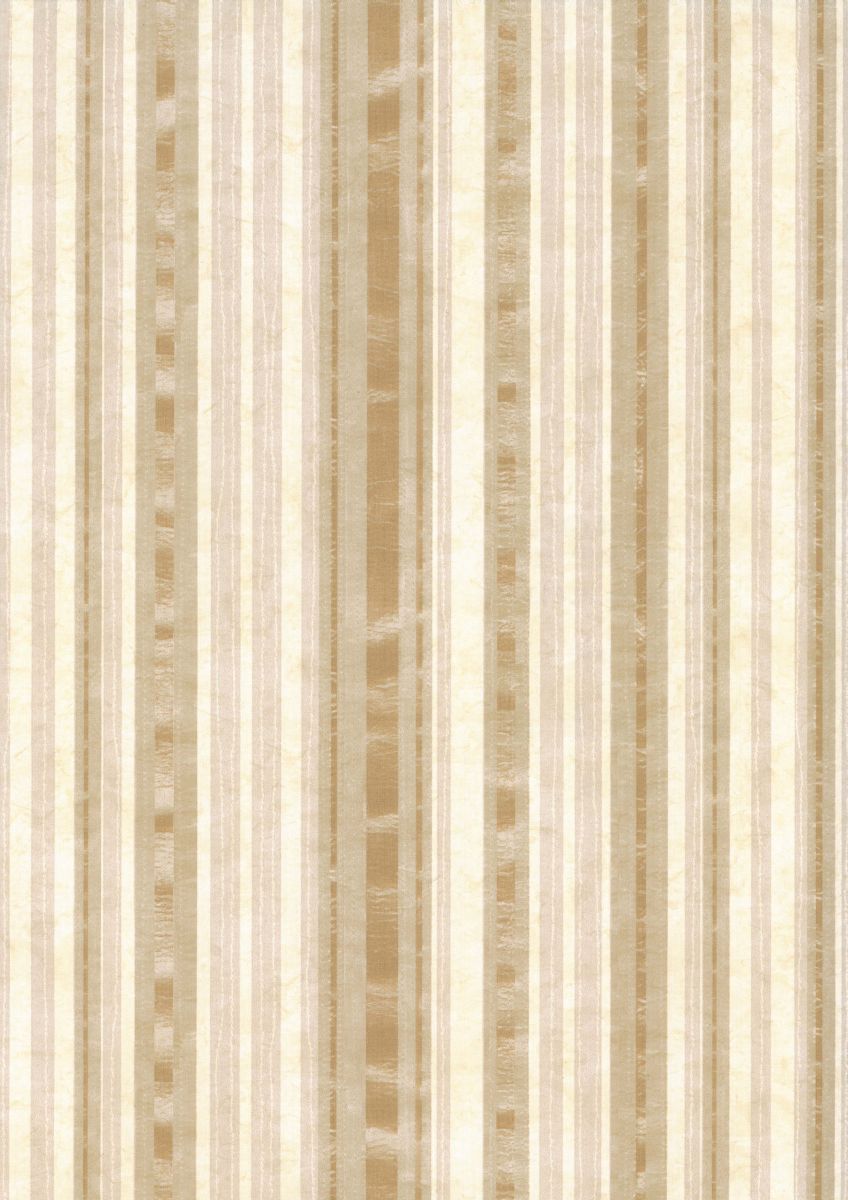 Decowunder Wallpaper Non Woven Stripe Pattern Beige