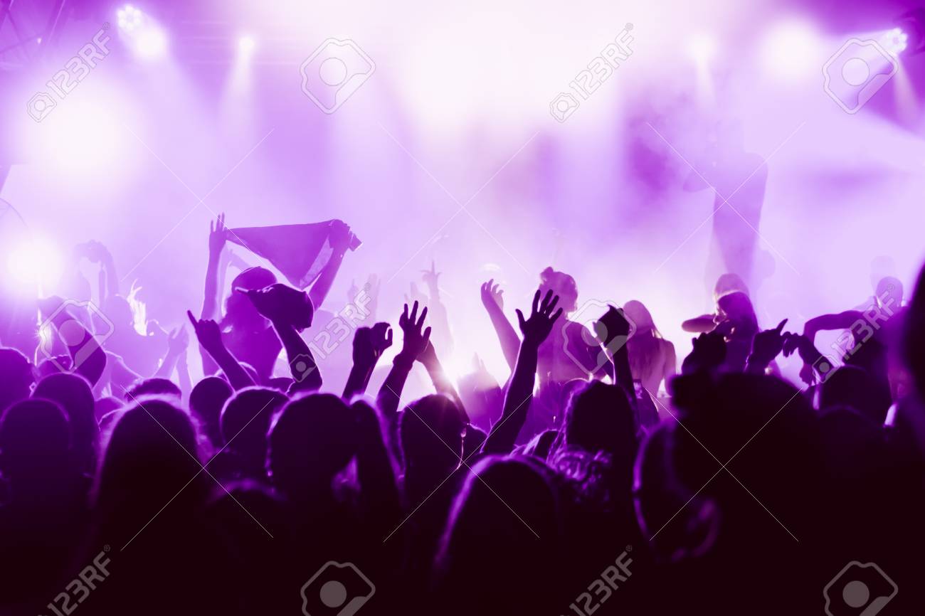 Concert Crowd Background Stock Photo Picture And Royalty