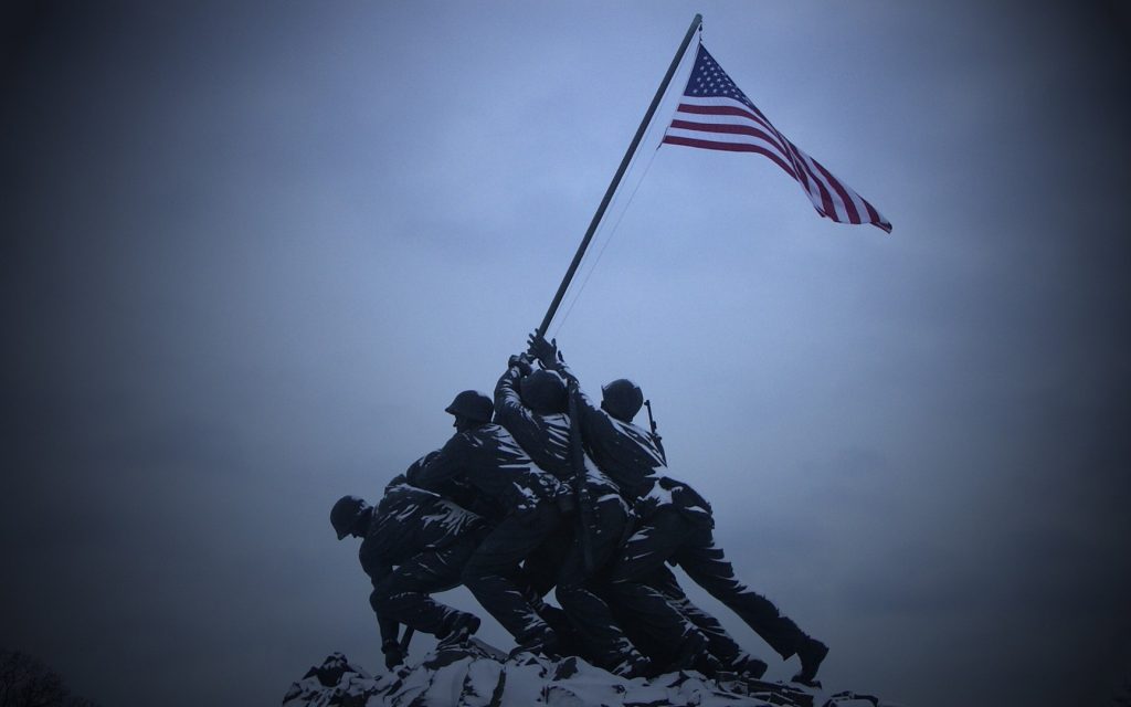 Raising The Flag On Iwo Jima Wallpaper Photography