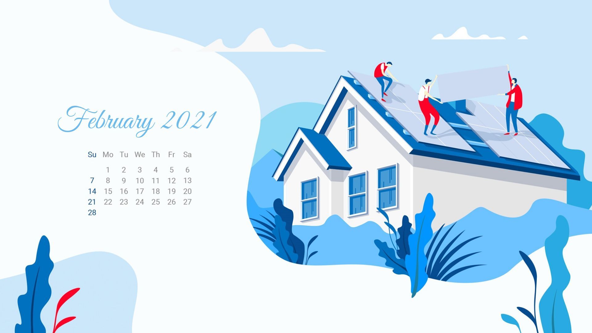 February Calendar Wallpaper Desktop