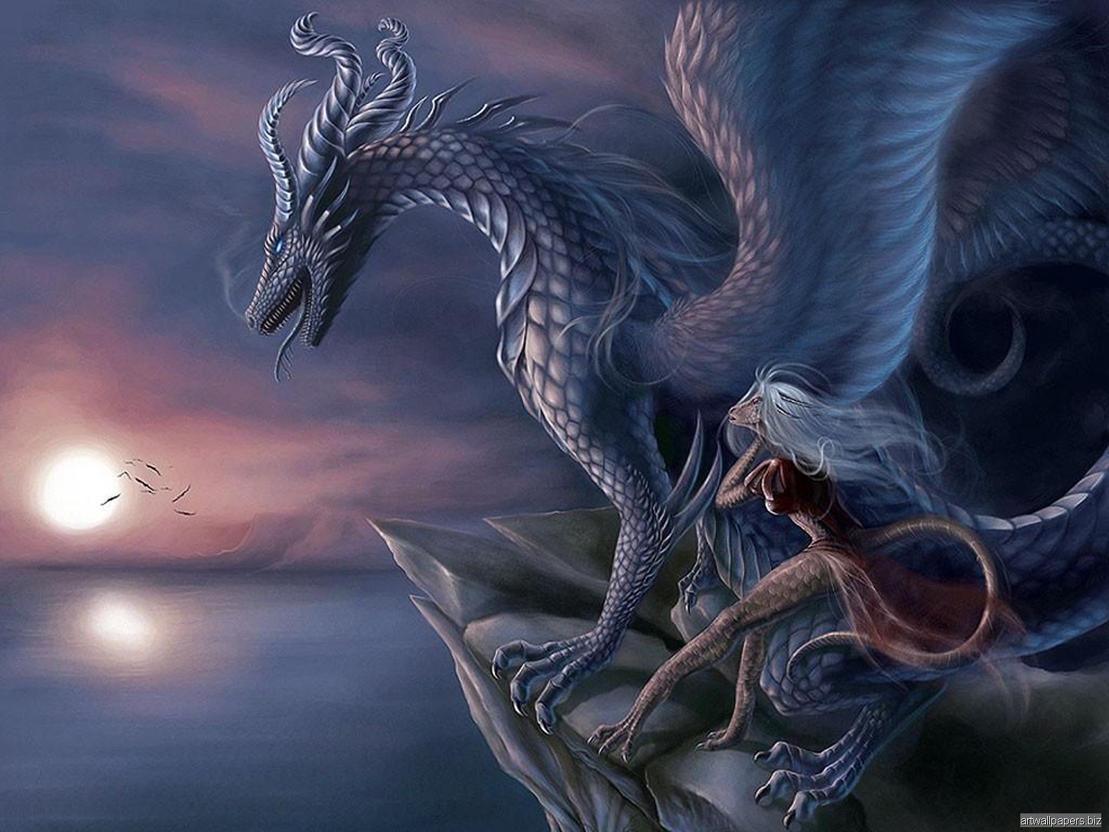 Dragons Paintings Art Wallpaper Artwork