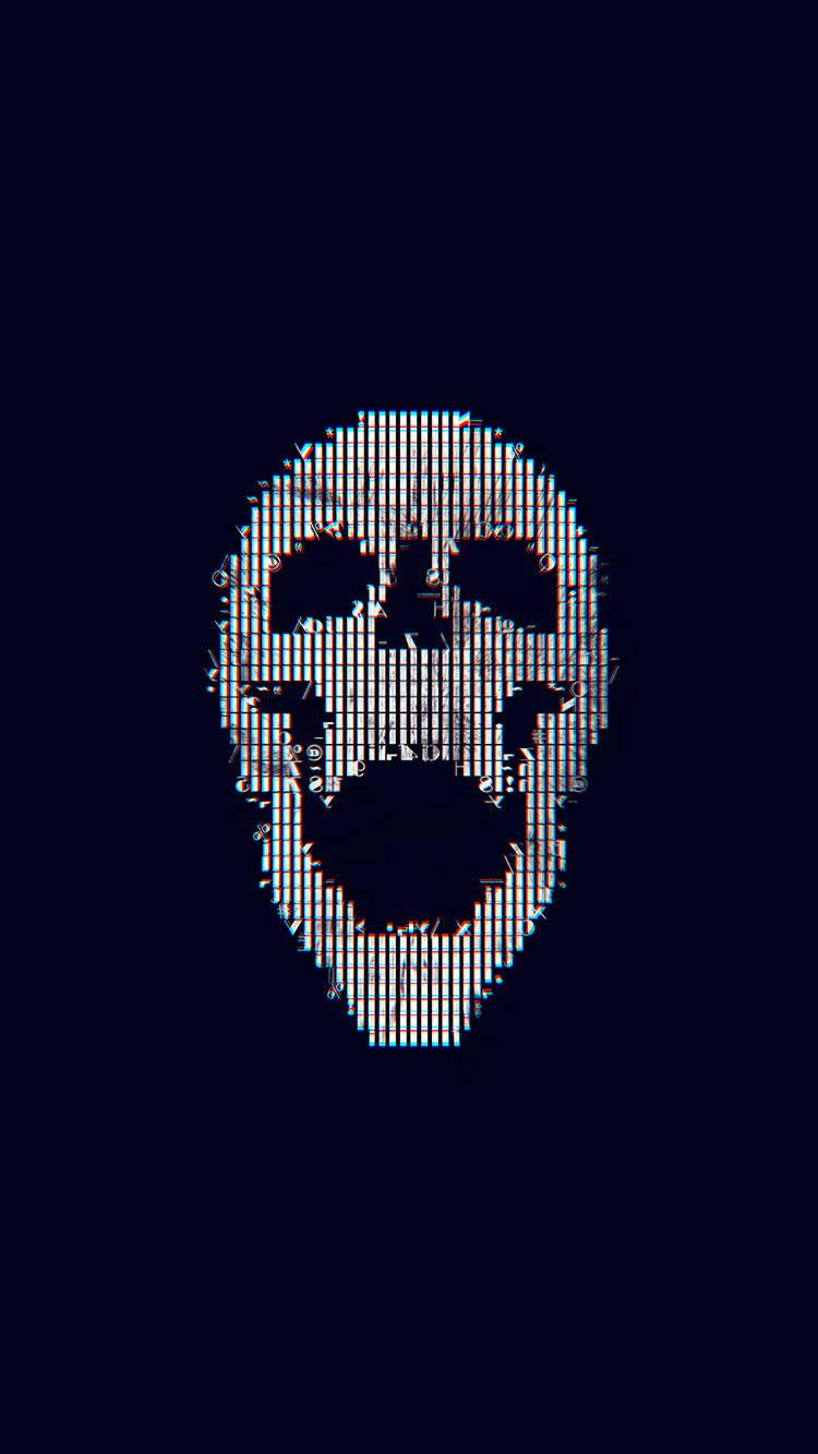 Cool Simple Abstract Skull Wallpaper
