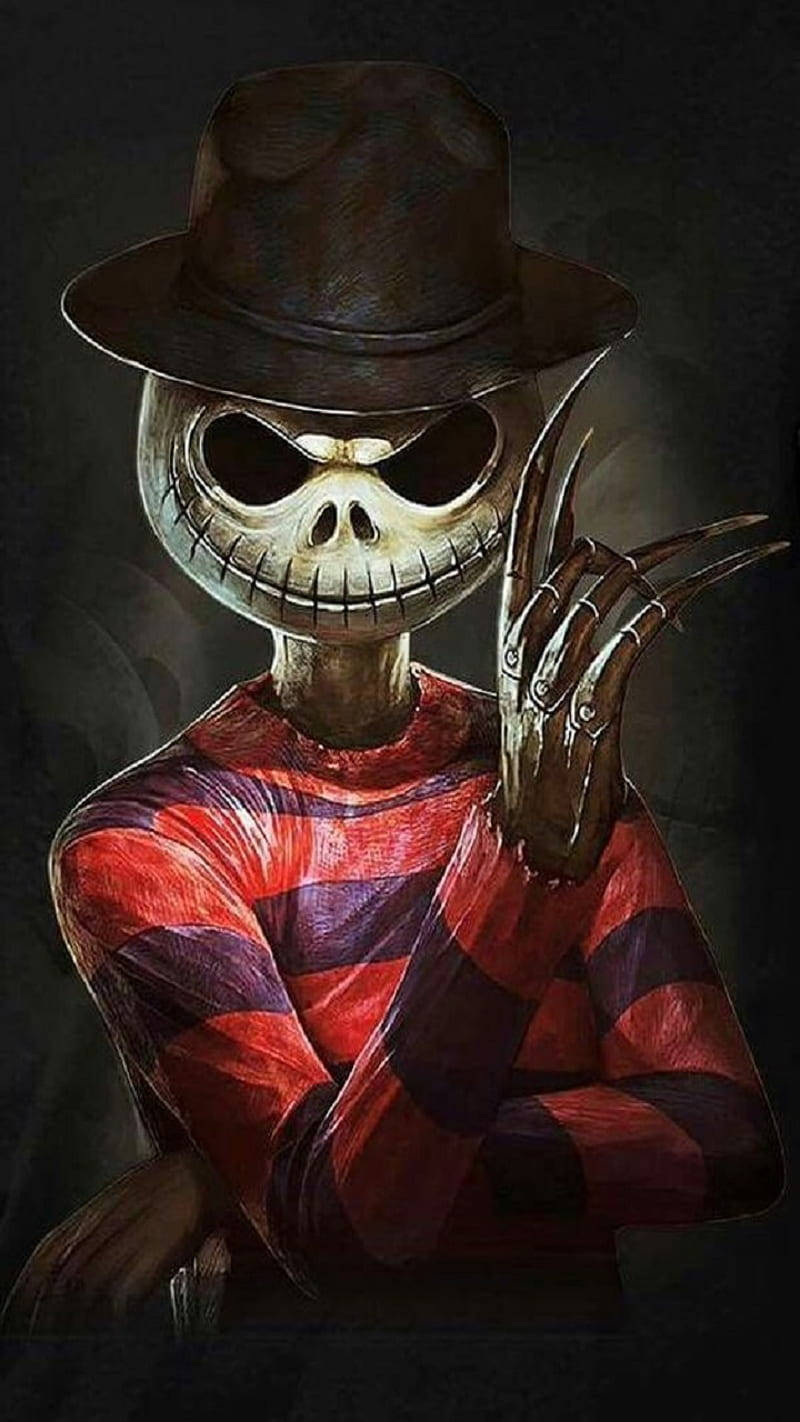 Animated Horror Villains Wallpaper