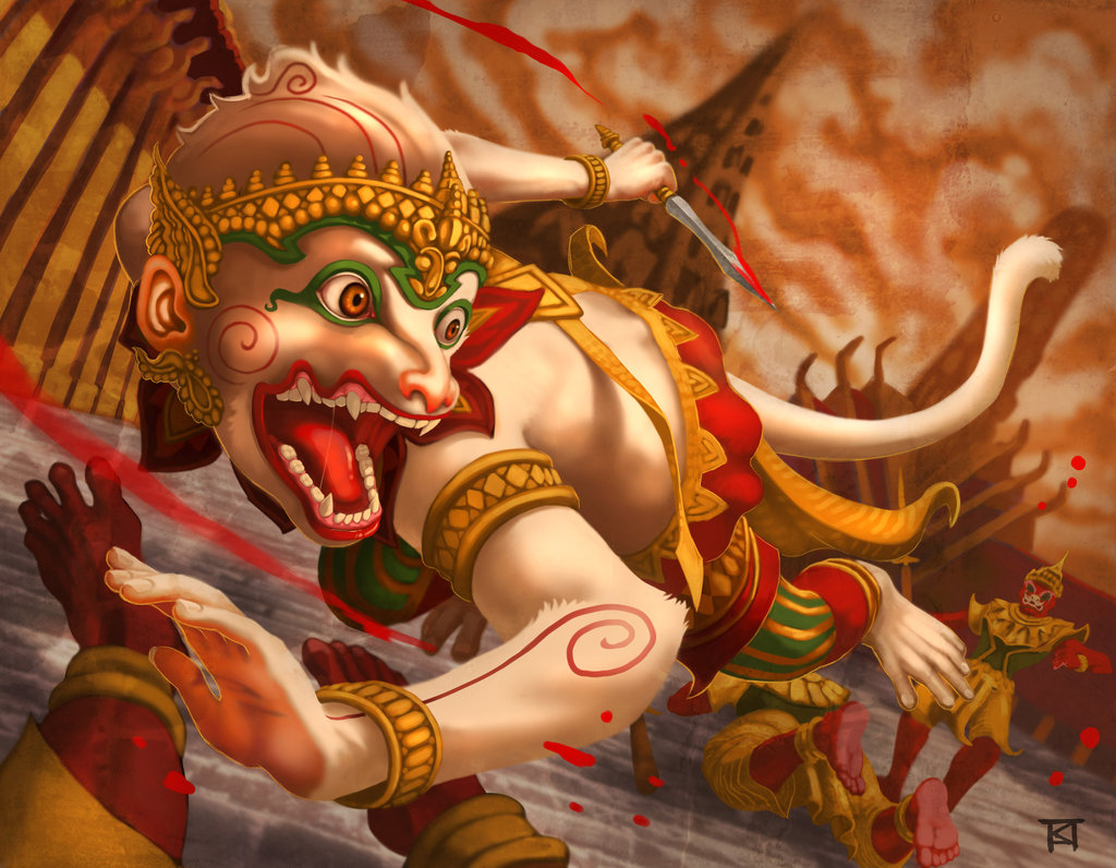 Ramayana Hanuman By Kuthinks