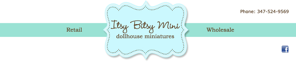 Itsy Bitsy Mini Wholesale Retail Dollhouse Wallpaper Accessories