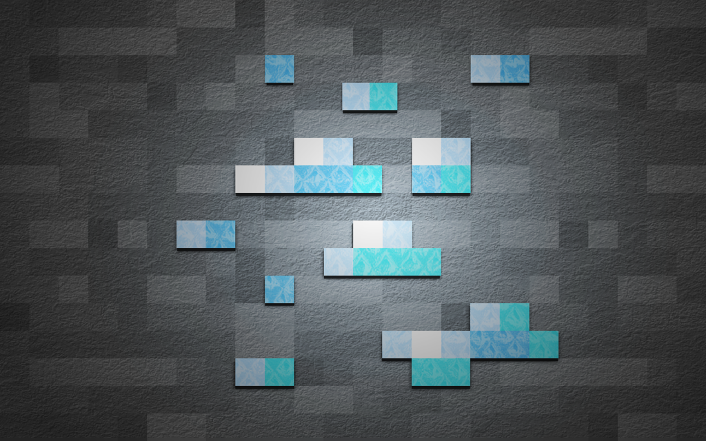 Minecraft Diamond Wallpaper By Lastvoltage