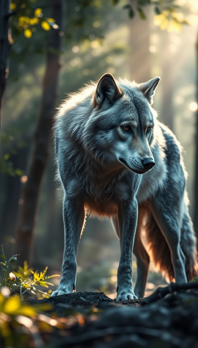 Grey Wolf Wallpaper