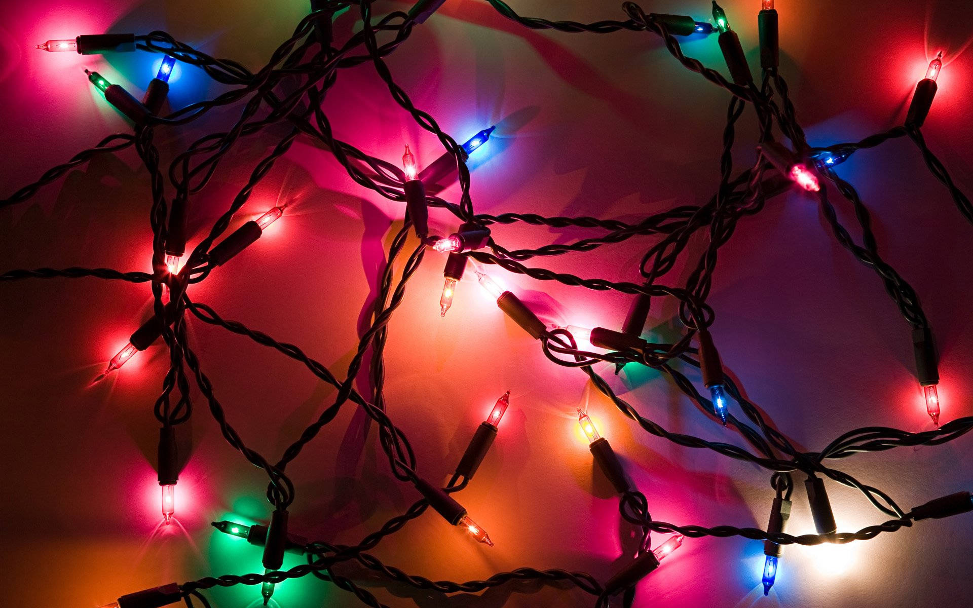 Christmas Lights Aesthetic Wallpaper
