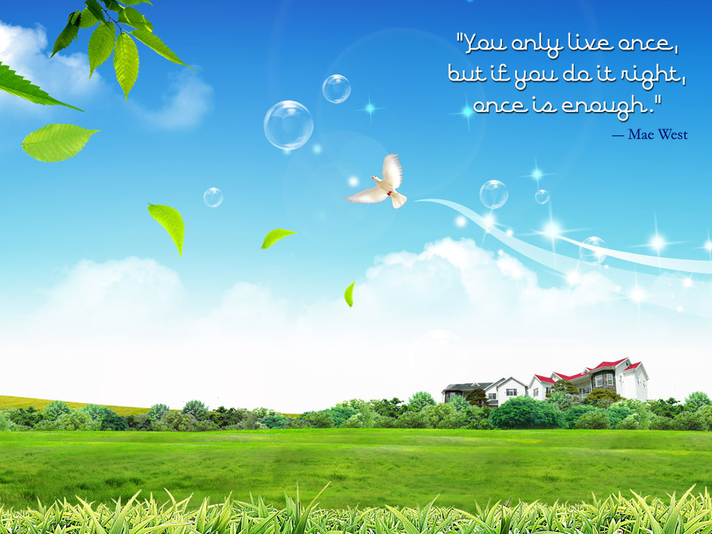 Life Quotes Wallpaper For Desktop Which Is Under The