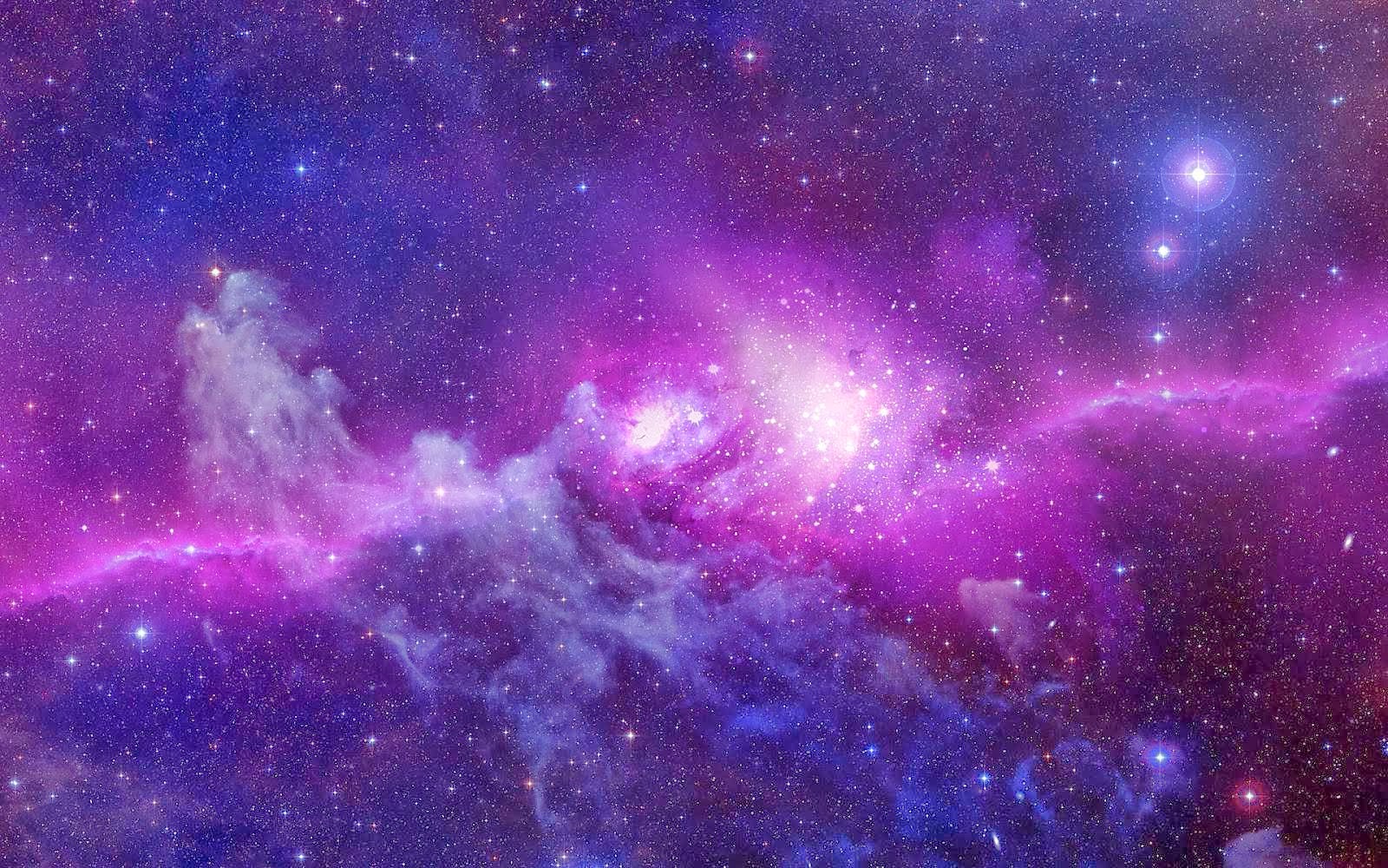 [44+] Purple and Blue Galaxy Wallpaper on WallpaperSafari