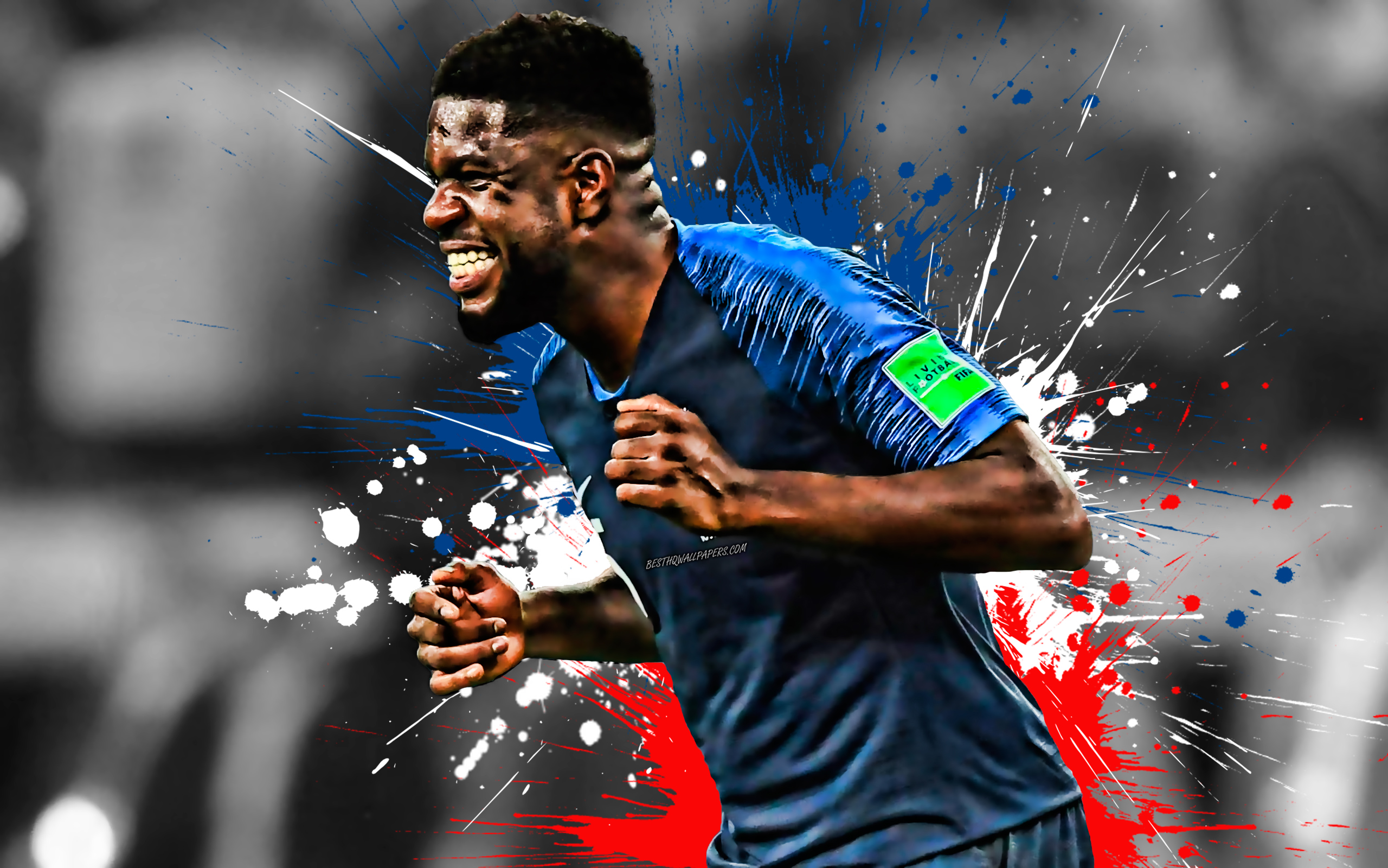 Download wallpapers Samuel Umtiti French national football team