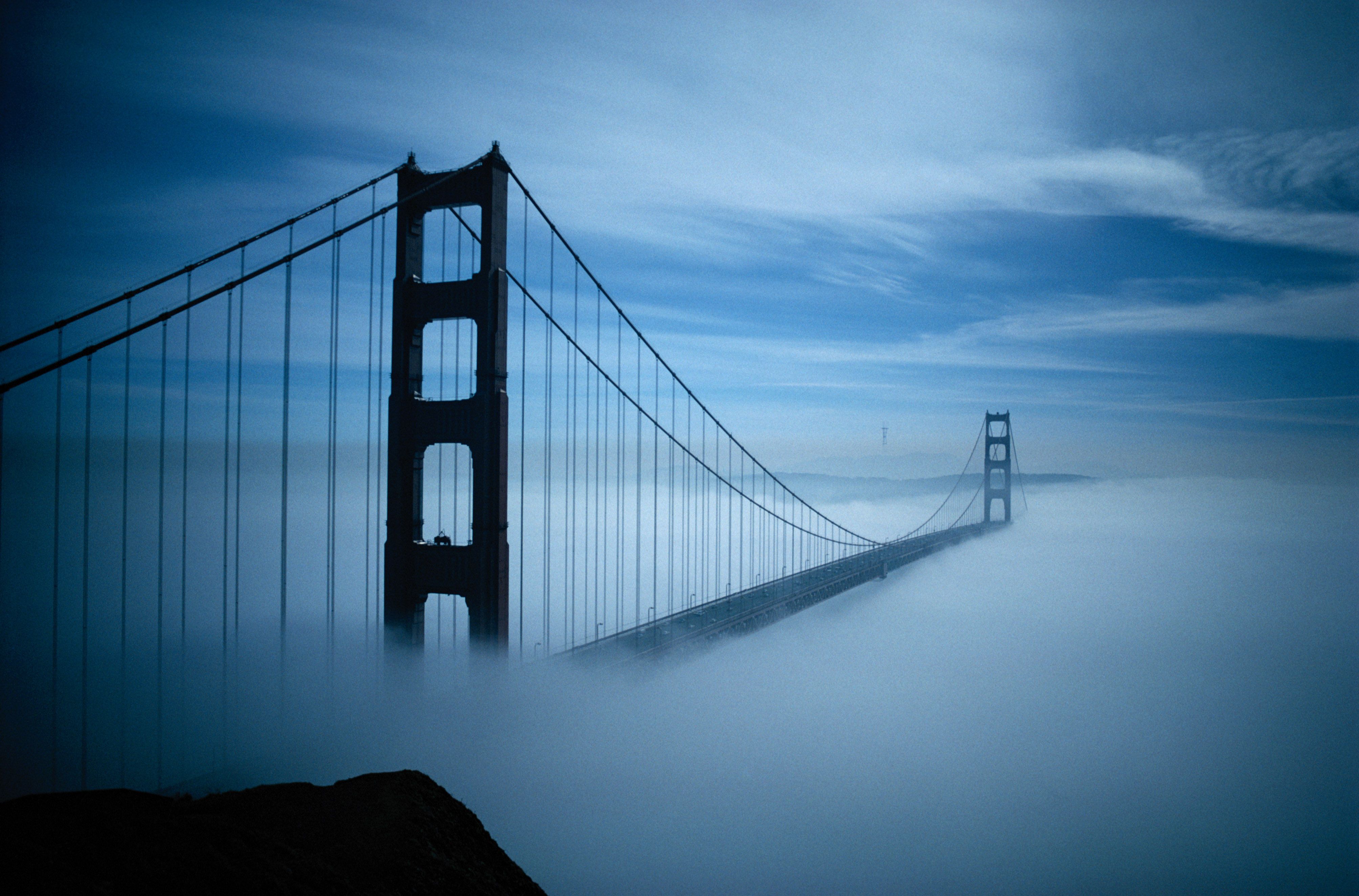 We Love A Romantic Fog Shrouded Golden Gate Bridge Almost As