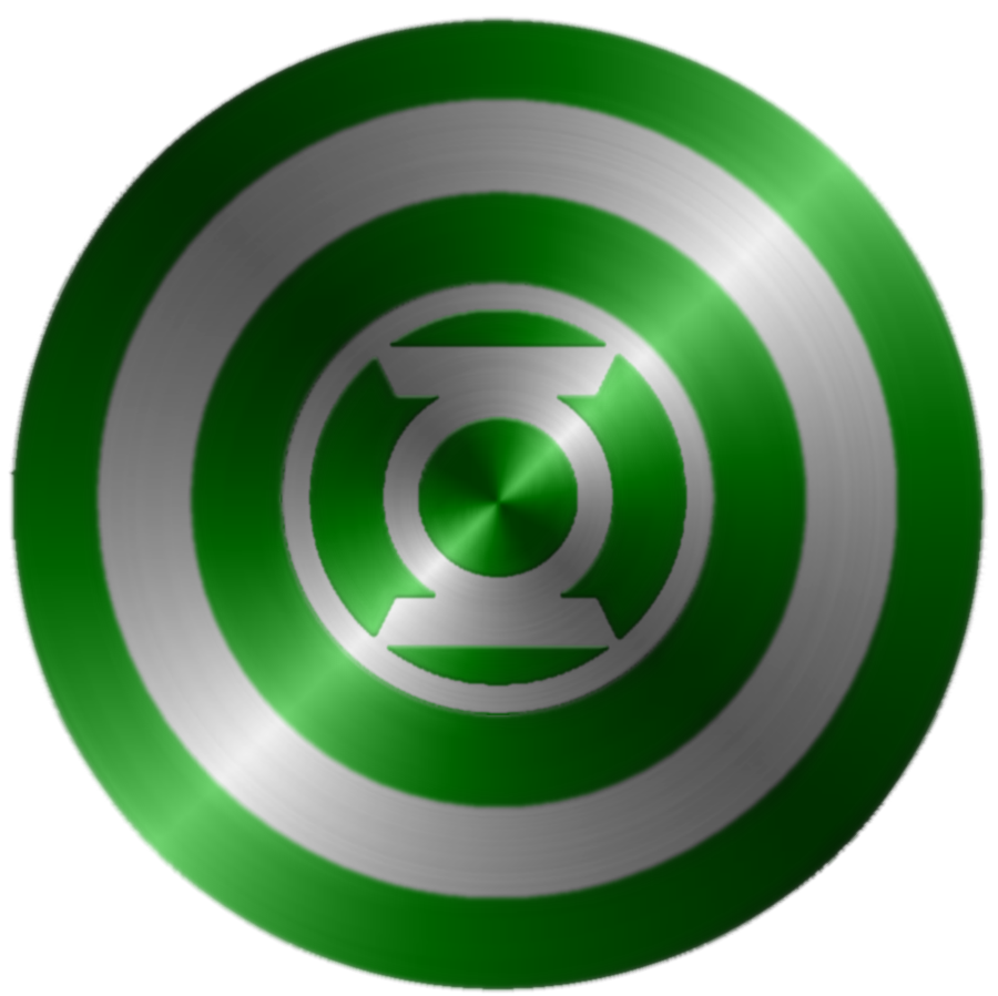 Green Lantern Captain America Shield Test By Kalel7