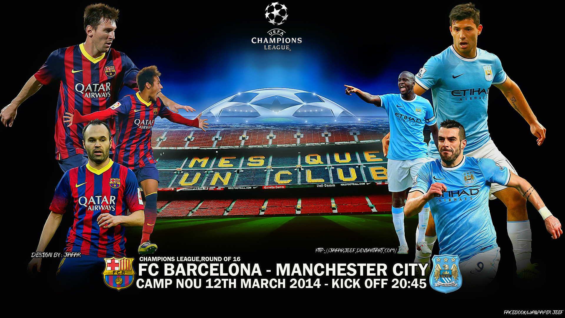 Barcelona Manchester City Wallpaper Jpg