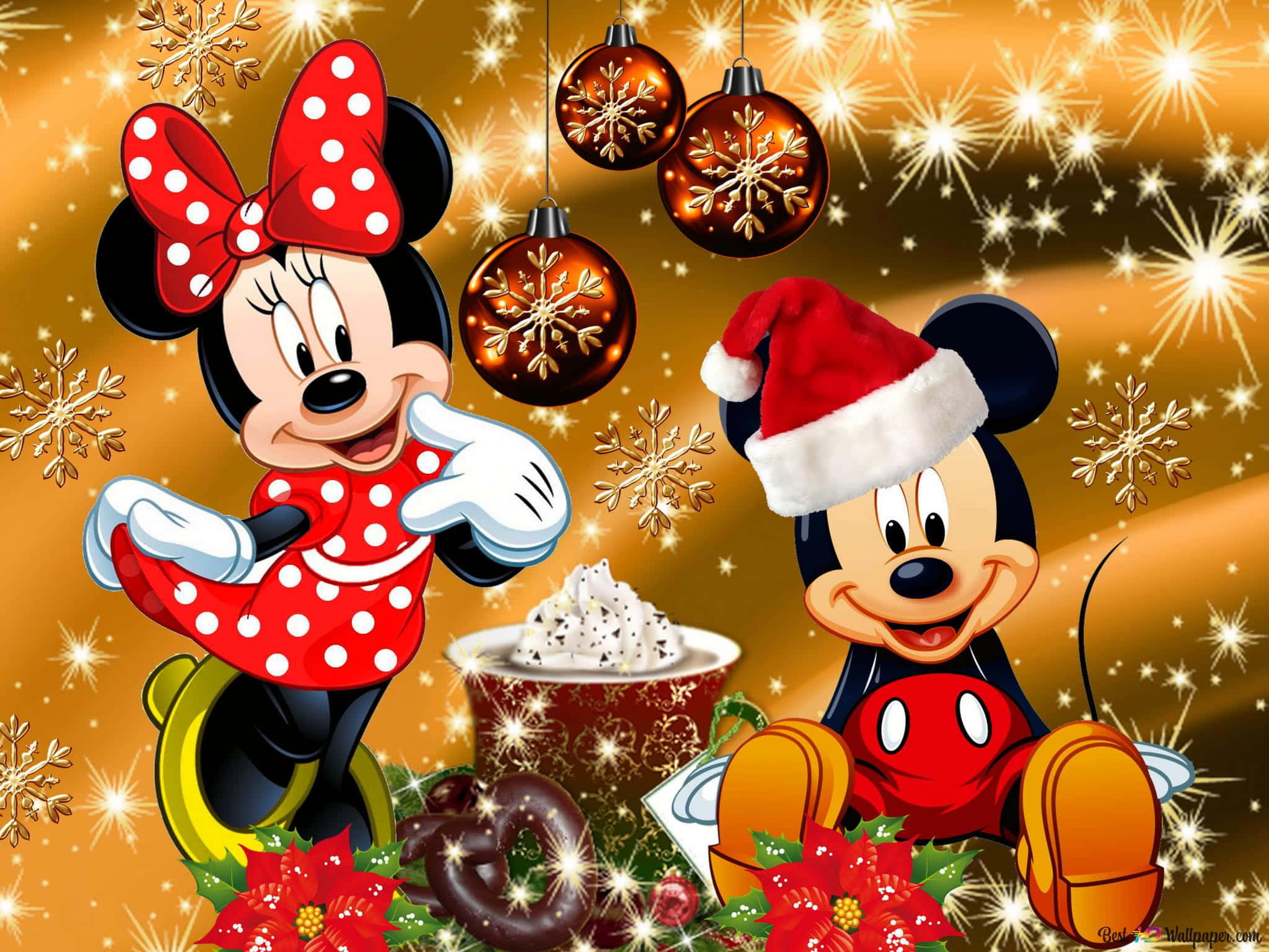 Disney Christmas iPad Wallpaper