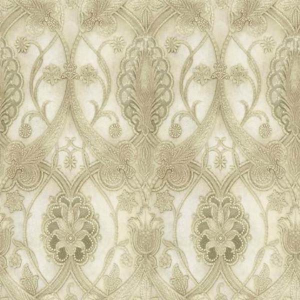 Cream Tan Silver Elisabetta Damask Art25061 Wallpaper Textures