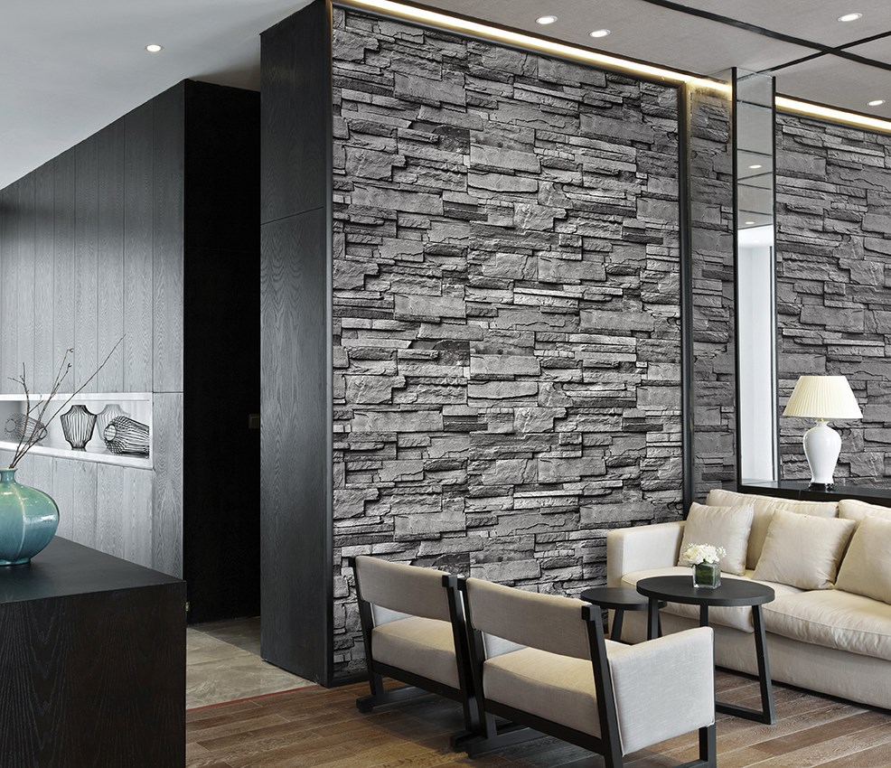 3d Wall Paper Korean Wallpaper Buy Red Brick