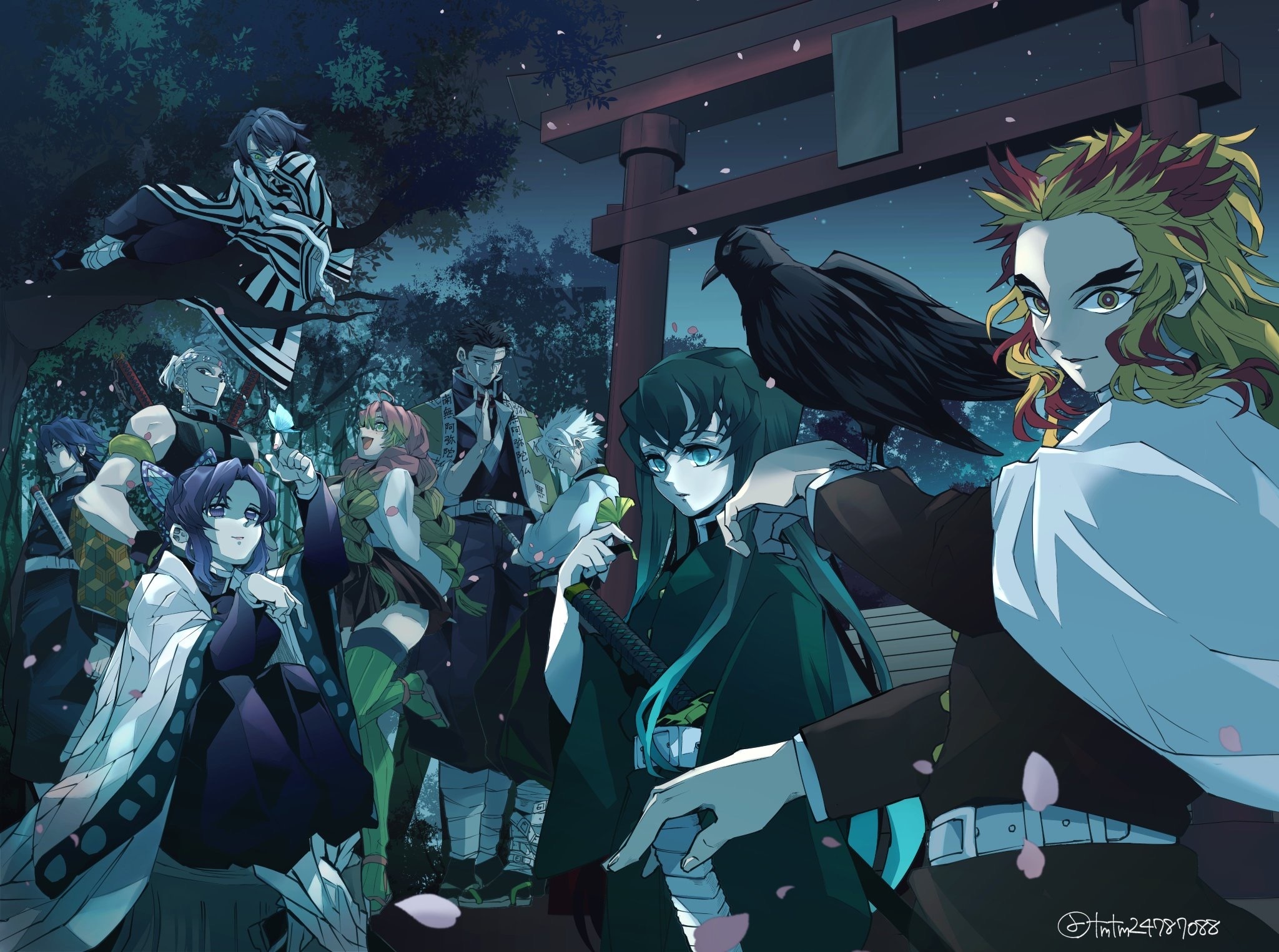 Demon Slayer Hashira HD Wallpaper By