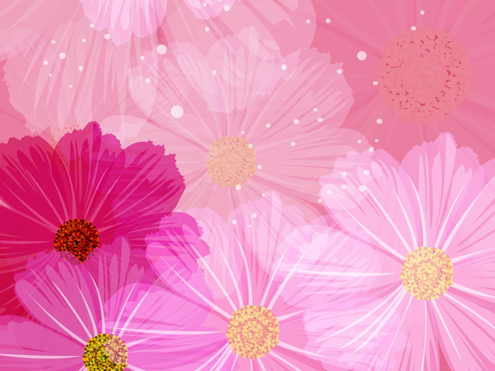 Floral Pattern Flower Design Background Wallpaper