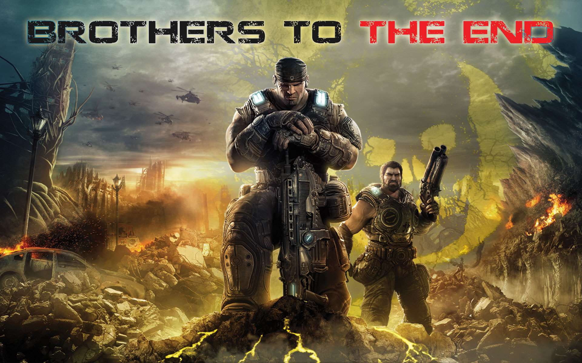 Wallpaper Brothers To The End Yellow Omen Xbox
