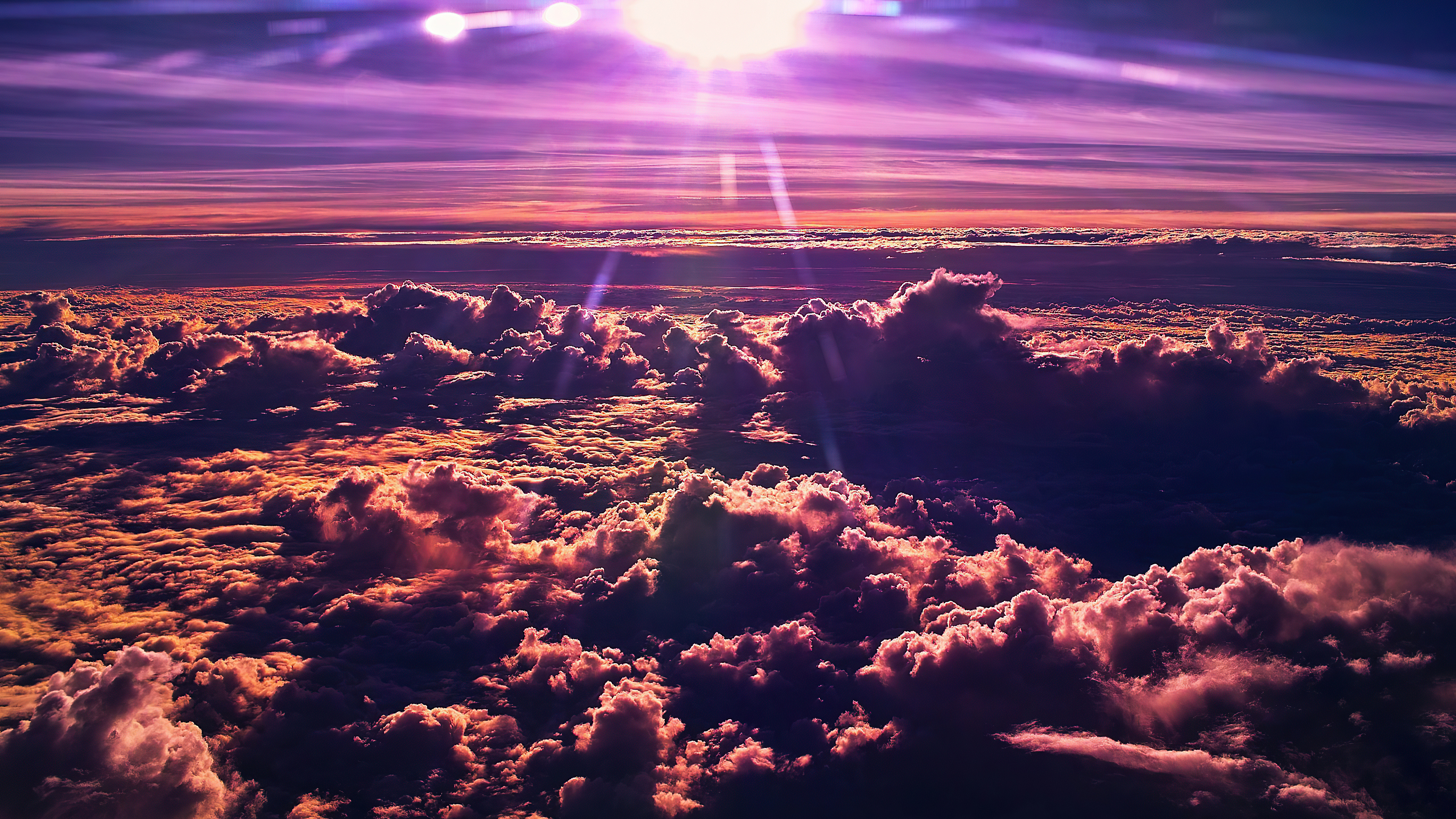 Sky Clouds Sun 4k HD Wallpaper Image Photos And Picture