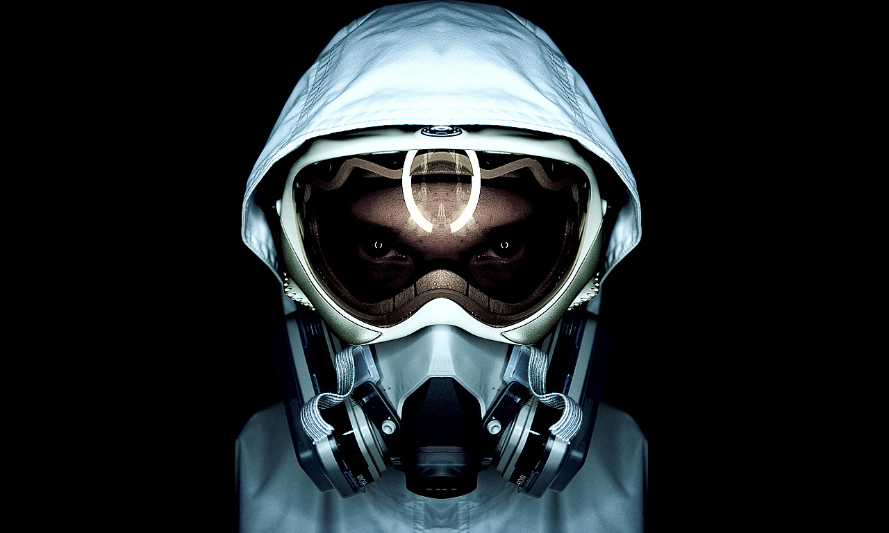Mask Zombie Infection Games White Suit HD Wallpaper