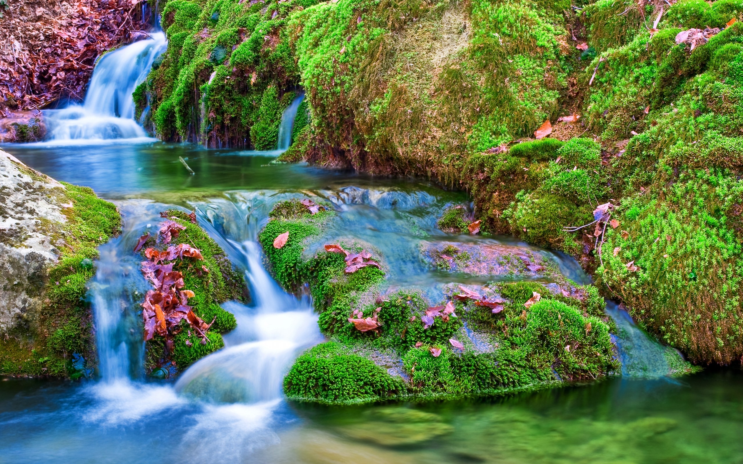 Waterfall 4k Wallpaper Nature