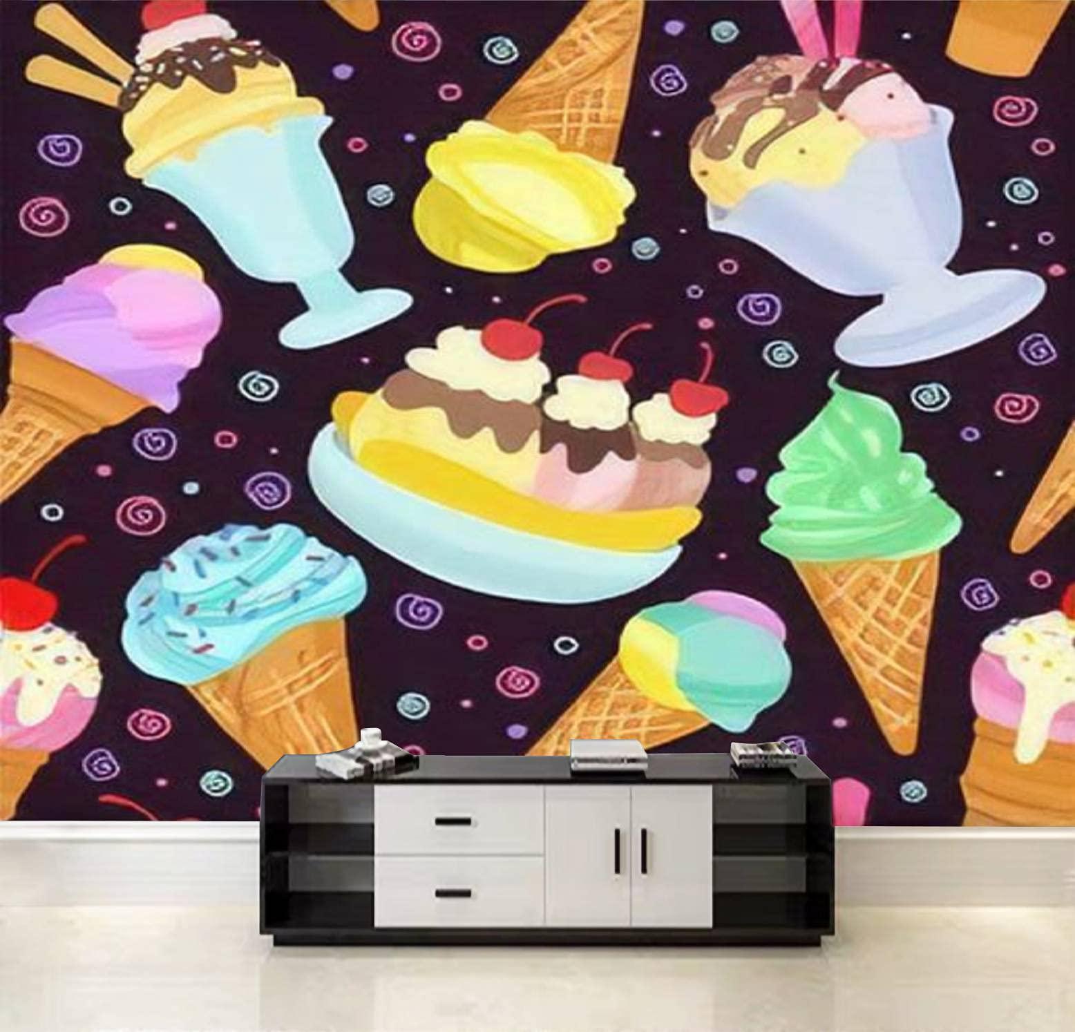 Amazon Wallpaper Wall Sticker Ice Cream Background Summer